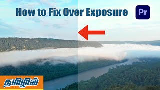 How to Fix OVEREXPOSED Video in Premiere Pro Tamil YouTube [upl. by Ahsieyt]