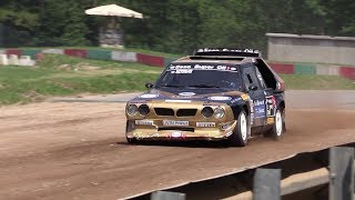 LANCIA DELTA S4 GRB  RALLYCROSS ACTION HD [upl. by Eceinart]