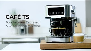 Capresso Café TS  Touchscreen Espresso Machine amp Cappuccino Maker [upl. by Notsgnal]