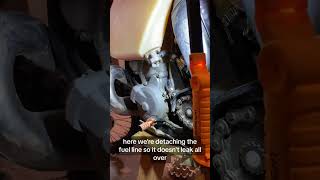 KTM oil drain ktm dirtbike dirtbikelife dirtbikes dirtbikesforlife diyproject diymechanic [upl. by Raveaux531]