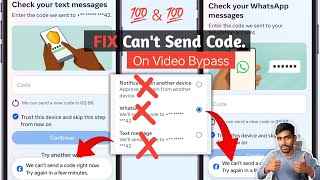 Recover Two factor authentication facebook  We Cant Send a code right Now  FB login code Problem [upl. by Ekusoyr]