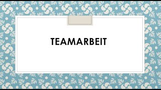 Teamarbeit I Goethe B2 Sprechen I Thema Teil 1 [upl. by Ateuqram]