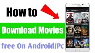 how to download full movies free on Androidpc 2020 [upl. by Yoreel]