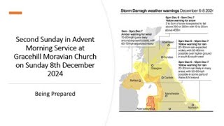 Second Sunday in Advent at Gracehill Moravian Church  Sunday 8th December 2024 [upl. by Eirroc]