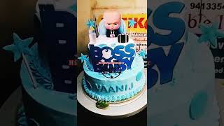 Boss baby theme cakecake for baby boy nitikathecakemaker youtubeshorts [upl. by Mateya]