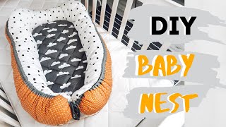 How to make your own DIY Baby Nest with removable mattress [upl. by Aneles648]