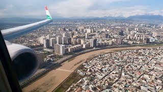 Takeoff from Tashkent Uzbekistan Landing in Dushanbe Tajikistan  Somon Air 737800 [upl. by Nodanrb394]