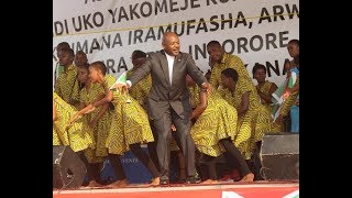 Raba ingene Prezida Pierre Nkurunziza yatamvye quotMakirikiriquot mu gikorane co gukengurukira Imana [upl. by Rhys]