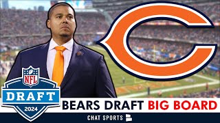 2024 Chicago Bears Draft Big Board Top 20 NFL Draft Prospects Ryan Poles Should Target [upl. by Neryt292]