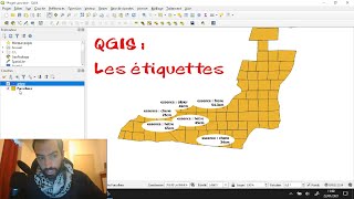 Tuto de cours QGIS  Les étiquettes [upl. by Jerad]