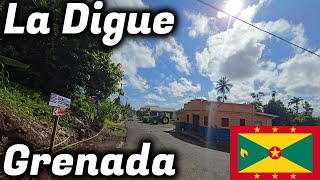 Scenic Morning Tour Throughout La Digue St  Andrew Grenada  Scenic Morning Walk [upl. by Leachim914]