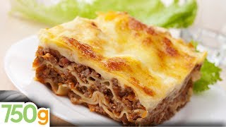 Recettes de lasagne bolognaise maison  Homemade lasagna  English Subtitles  750g [upl. by Asehr974]