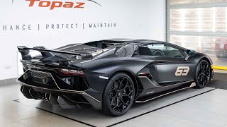 First Lamborghini Aventador SVJ 63 Roadster Paint Protection Film [upl. by Hubsher]