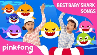 Baby Shark Dance and more  Compilation  Baby Shark Swims to the TOP  Pinkfong Songs for Children [upl. by Eintirb]