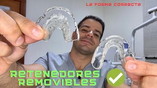 âœ… RETENEDOR REMOVIBLE IDEAL ðŸ«µðŸ§ Ortodoncia [upl. by Neill]