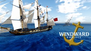 ROBLOX WINDWARD  Royal Navy RED VS Pirate 1v1 [upl. by Alad]