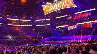 Sasha Banks Entrance Live with Snoop Dogg  Wrestlemania 32 [upl. by Signe]