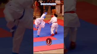 karate kumite wkf wkfkarate ippon karateka anastasiageleta [upl. by Irtimed]