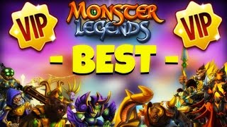 Monster Legends  Best VIP Monsters  Discussion [upl. by Airpac]