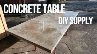 DIY Concrete Table [upl. by Oliver]