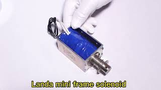 mini linear push pull open frame solenoid [upl. by Christin]