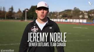 Lacrosse Skool  Noble Teaches Attacking from X [upl. by Adella]