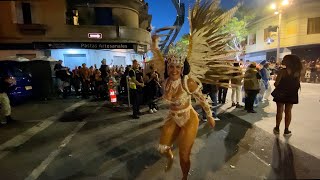 Carnival in Montevideo  Isla de Flores 12022024  Video in 4k [upl. by Nylyrehc]