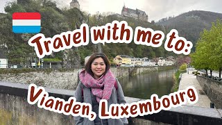 Travel With Me To Vianden Luxembourg  Town Tour Walking Tour [upl. by Anairdna]