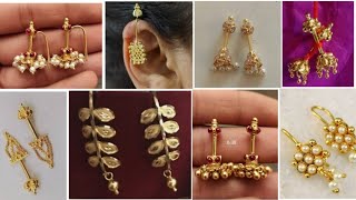 New Beautiful gold earring designs l Traditional earring for women l Bugadi gold earring designs l [upl. by Westlund620]