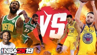 NBA 2K19 KYRIE IRVING VS STEPHEN CURRY [upl. by Burrton]