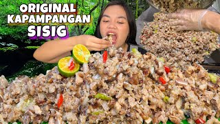 ORIGINAL SISIG PAMPANGA MUKBANG PINOY MUKBANG [upl. by Drehcir]