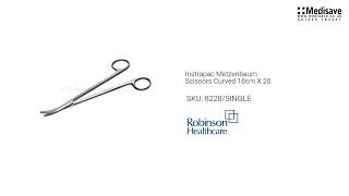 Instrapac Metzenbaum Scissors Curved 18cm X 20 8228 SINGLE [upl. by Twedy]