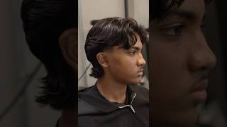 Calgary Barber shows you how to do a middle part calgarybarber middlepart haircuttutorials [upl. by Segroeg]