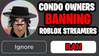 Roblox Condo Owner Is Banning Roblox Twitch Streamers  Roblox Drama amp News  Ruben Sim Cries [upl. by Read]