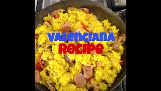 VALENCIANA RECIPE [upl. by Leler]