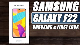 Samsung Galaxy F22 Unboxing Specifications First Look Launch in India and Price 12499 [upl. by Kramer440]