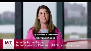 MIT Sloan MBA Application Tips What Is Being Evaluated [upl. by Seldon481]