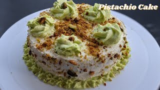 Pistachio cake recipe from scratch [upl. by Rame541]