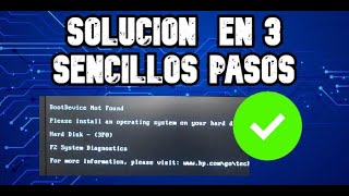 Solucion en 2023 a problema quotboot device not foundquot en 3 Sencillos Pasos [upl. by Arrais268]