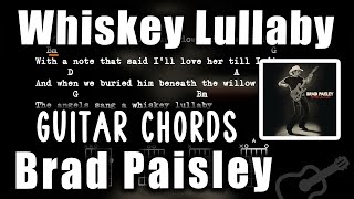 Whiskey Lullaby Guitar Chords  Brad Paisley ft Alison Krauss [upl. by Amaty]