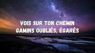 Les Choristes  Vois sur ton chemin lyrics [upl. by Dnomar195]