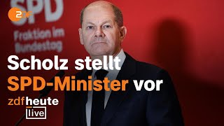 Lauterbach wird neuer Gesundheitsminister  ZDFheute live [upl. by Aeslahc]