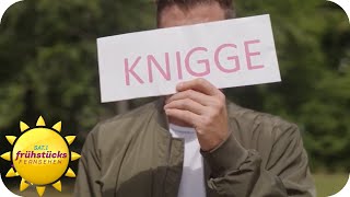 Wie geht gutes Benehmen Und was ist eigentlich Knigge  SAT1 Frühstücksfernsehen [upl. by Aikemit414]