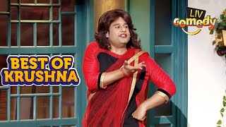 Sapna Becomes A True Bhojpuri Heroine  The Kapil Sharma Show  Best Of Krushna Abhishek [upl. by Ahsikal]