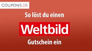 Weltbild Gutschein einlösen – Schritt für Schritt Anleitung [upl. by Irrot]