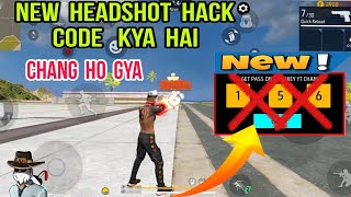 😱FreeFire 1vs4 CraftLand Hedshot Hack Code Change Ho Gya  New Hack Pin Kya Hai  Full Details 🥰 [upl. by Stephana]