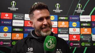 Stephen Bradley l Post Match Interview v Larne l UEFA Conference League l 24 October 2024 [upl. by Tamah]