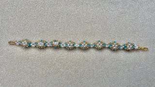 Beading Bracelet 💎 Beading Tutorial millabeading [upl. by Amalbena401]