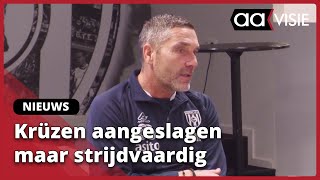 Hendrie Krüzen aangeslagen maar strijdvaardig [upl. by Ahtelahs859]