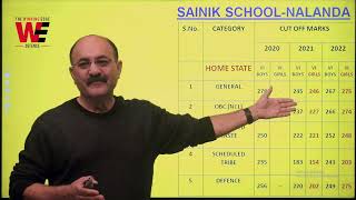 Sainik School NALANDA Cut Off 2022  Class 6 Class 9  Cut Off Marks Nalanda Sainik School [upl. by Anner]